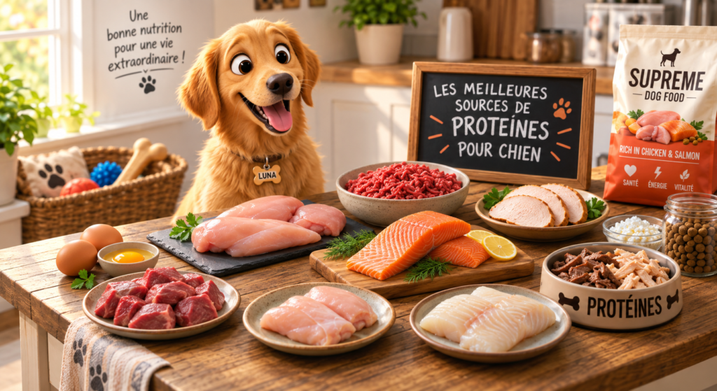 Les meilleures protéines pour chien Pourquoi les protéines de qualité sont essentielles pour votre chien?